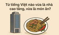 Từ tiếng Việt nào vừa là nhà cao tầng, vừa là món ăn?