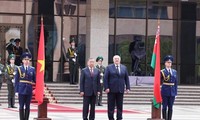 Lễ đón Tổng Bí thư Tô Lâm thăm cấp Nhà nước Cộng hòa Belarus