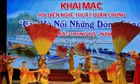 Tôn vinh văn hóa Bắc Trung bộ qua hội diễn “Câu hò nối những dòng sông“