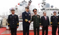 Lực lượng hải quân Việt Nam và Trung Quốc khởi hành tuần tra liên hợp hải quân