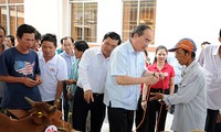 VFF President visits Tra Vinh province 