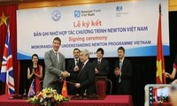 Memorandum of Understanding on the Newton Program Vietnam signed 