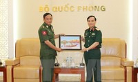 Senior military officer receives Myanmar Army delegation