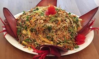 Banana flower salad by Vietnamese Canadian cook Diep To