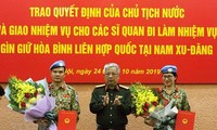 Two more Vietnamese officers to join UN peacekeeping mission in South Sudan