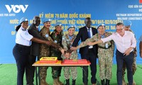 Vietnamese peacekeepers at UNISFA celebrate Vietnam's National Day 