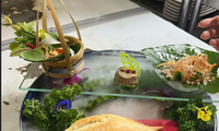 Art-inspired vegan menu