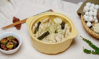 Steamed Mushrooms with Phu Quoc Green Pepper