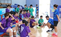Vietnam women’s futsal team gather for training ahead of SEA Games