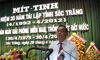 Sóc Trăng mit-tinh chào mừng 20 năm thành lập