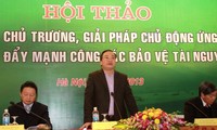 Chủ động ứng phó với biến đổi khí hậu, bảo vệ tài nguyên, môi trường