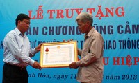 Truy tặng Huân chương Dũng cảm cho anh Trần Hữu Hiệp