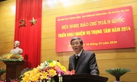 Hội nghị Báo chí toàn quốc triển khai nhiệm vụ trọng tâm năm 2014 