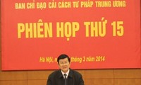 Phiên họp thứ 15 Ban Chỉ đạo Cải cách tư pháp Trung ương