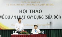 Hội thảo về dự án luật xây dựng (sửa đổi)