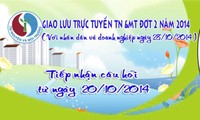 Giao lưu trực tuyến đợt 2 năm 2014 về quản lý nhà nước của ngành tài nguyên và môi trường 