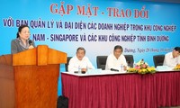 Trao đổi kinh nghiệm công tác dân vận trong các khu công nghiệp chế xuất phía Nam 