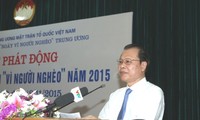 “Tháng cao điểm vì người nghèo” năm 2015 diễn ra từ 17/10 đến 18/11/2015