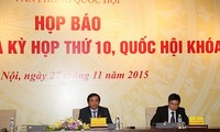 Họp báo quốc tế công bố kết quả kỳ họp thứ 10, Quốc hội khóa 13