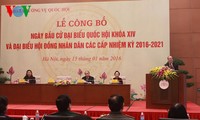 Công bố ngày bầu cử đại biểu Quốc hội khóa XIV