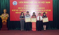 Lễ tổng kết và trao giải cuộc thi tìm hiểu Luật Hợp tác xã năm 2012