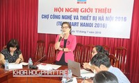 Chợ công nghệ và thiết bị Hà Nội 2016 diễn ra từ ngày 28/9 đến ngày 1/10 tại Hà Nội