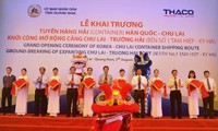 Khai trương tuyến hàng hải Hàn Quốc- Chu Lai và mở rộng cảng Chu Lai- Trường Hải