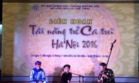 Bế mạc Liên hoan tài năng trẻ ca trù Hà Nội