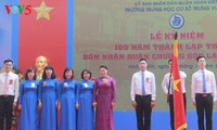 Chủ tịch Quốc hội dự Lễ kỷ niệm 100 năm thành lập Trường Trung học cơ sở Trưng Vương Hà Nội