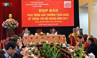 Phát động Giải thưởng toàn quốc về thông tin đối ngoại 2017