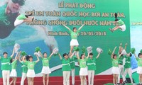 Lễ phát động trẻ em toàn quốc học bơi an toàn, phòng, chống đuối nước