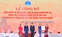 Chủ tịch Quốc hội dự lễ công bố Nghị quyết thành lập thành phố Chí Linh, tỉnh Hải Dương