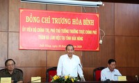 Phó Thủ tướng thường trực Trương Hòa Bình làm việc tại Đăk Nông