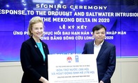 UNDP hỗ trợ 185.000 USD cho các tỉnh bị hạn hán và ngập mặn