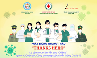 Phát động phong trào ” Thanks Hero”: tri ân những người đang ở tuyến đầu chống dịch