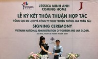 Siêu mẫu nổi tiếng thế giới Jessica Minh Anh quảng bá điểm đến Việt Nam