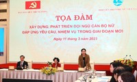 Xây dựng phát triển đội ngũ cán bộ nữ đáp ứng yêu cầu nhiệm vụ trong giai đoạn mới