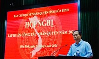 Hội nghị tập huấn công tác nhân quyền tỉnh Hòa Bình năm 2024