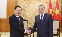 Tổng Bí thư Tô Lâm tiếp Chánh văn phòng Trung ương Đảng Nhân dân cách mạng Lào
