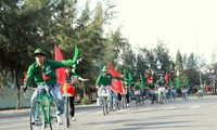 Recorrido en bicicleta por protección de mar e islas vietnamitas