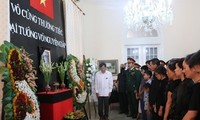 Connacionales en el exterior homenajean al General Giap