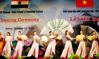 Inauguran sexto Festival de amistad entre los pueblos de Vietnam e India 