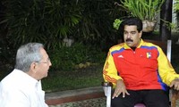 Presidentes de Venezuela y Cuba se reúnen en La Habana 