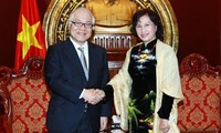 Recibe vicepresidenta parlamentaria de Vietnam a senador japonés