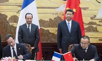 Francia y China firman contratos comerciales de unos 18 mil millones de euro