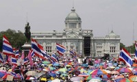 Nueva manifestación contra la primer ministra tailandesa Yingluck Shinawatra