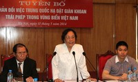 Nguyen Thi Binh: Son sagradas la independencia, la libertad y la soberanía 