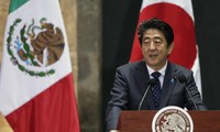 En Colombia primer ministro de Japón