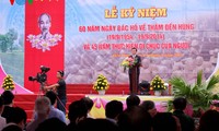 Recuerdan visita de Ho Chi Minh a tierra de fundadores de la nación