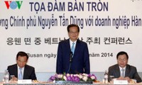 Intensas actividades del primer ministro Nguyen Tan Dung en Corea del Sur